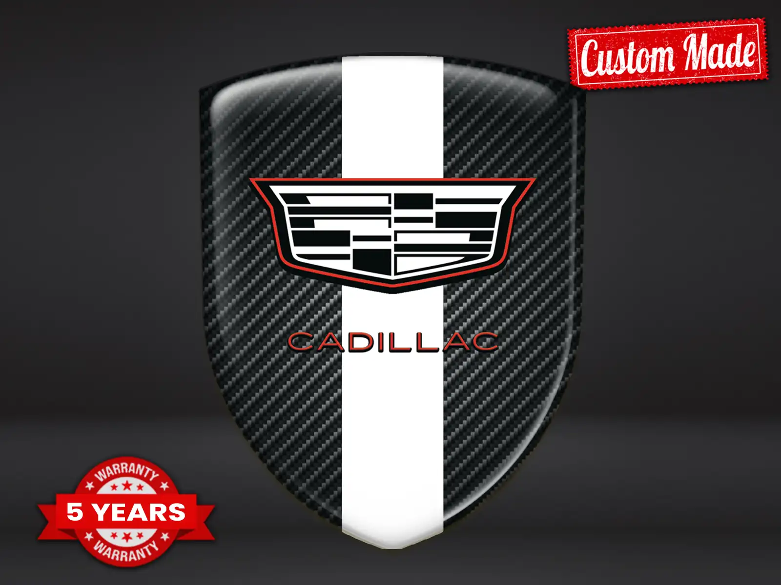 Cadillac Harzaufkleber Drift Look Luxus Auto Abzeichen